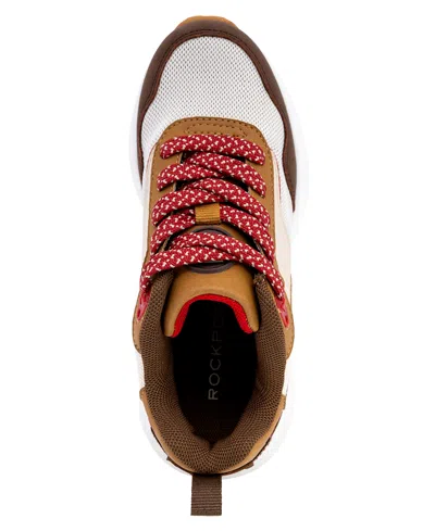 Rockport Little And Big Boys Jasper Athletic Sneaker In Tan Multi