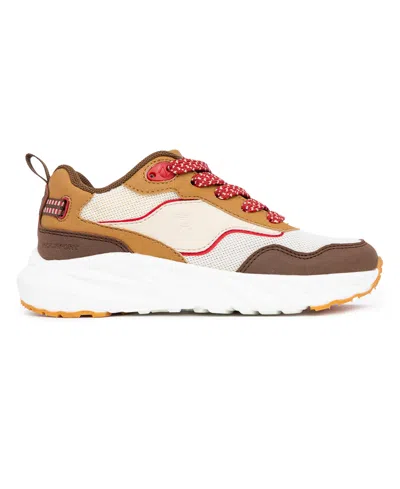 Rockport Little And Big Boys Jasper Athletic Sneaker In Tan Multi