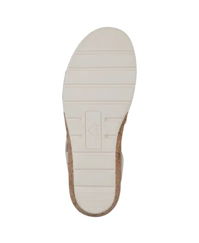 Cliffs By White Mountain Tinnley Wedge Sandal In Ice Nubuck