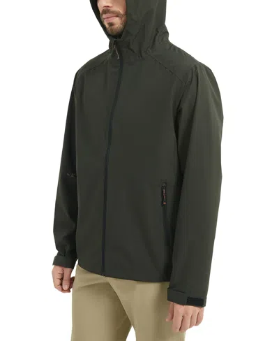 Hawke & Co. Men's Waterproof All-season Rain Jacket In Green