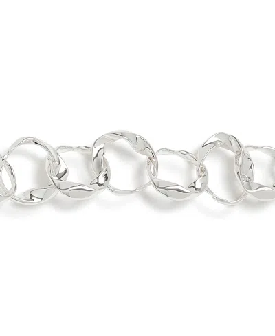 Robert Lee Morris Soho Sculpted Link Bracelet In Silver