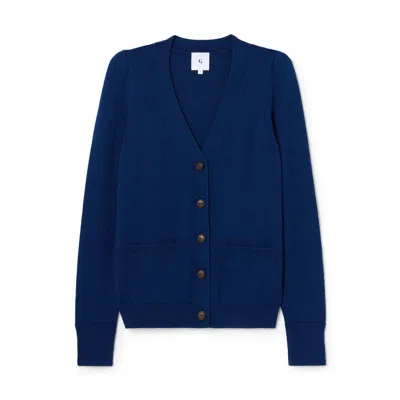 G. Label By Goop The Signature Cardigan In Sunset Blue