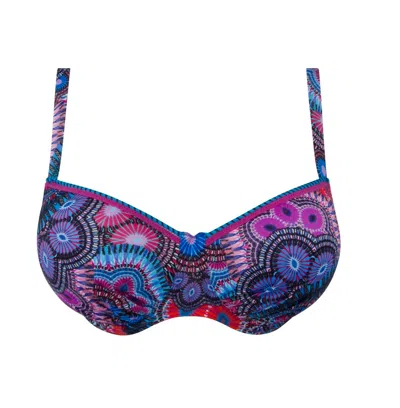 Lise Charmel Shell Bikini Top In Bleu Avatar In Multi