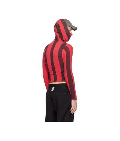 Prototypes Twisted Hood Longsleeve Hoodie In Multi