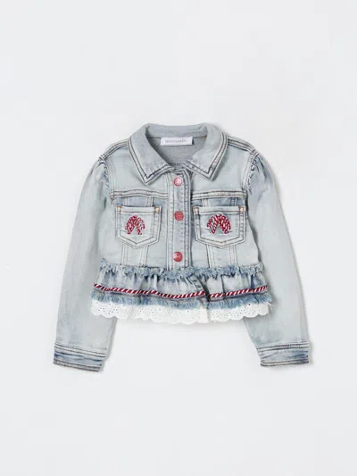 Monnalisa Jacket  Kids Color Yellow Cream In Yellow Cream