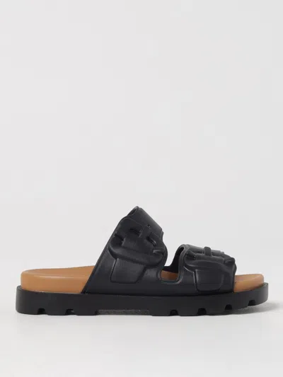 Camper Black Slippers In Schwarz