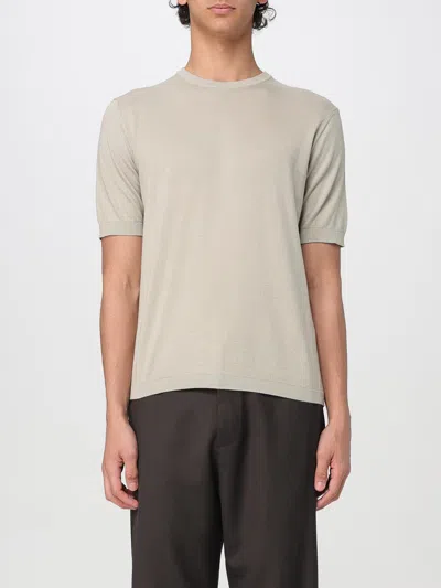 Aspesi Man Sweater Sand Size 42 Cotton In Colonial