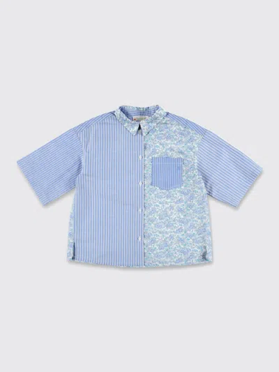 Bonpoint Kid - Elyas Loose-fitting Shirt In Blau