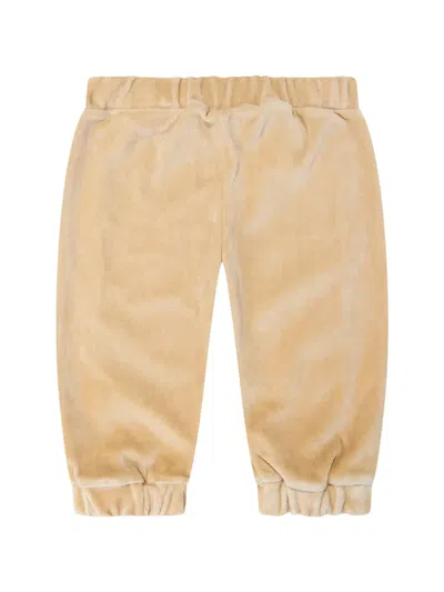 Fendi Chenille Trousers In Neutrals