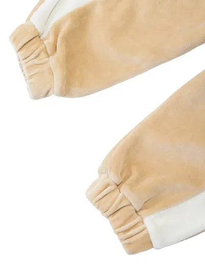 Fendi Chenille Trousers In Neutrals