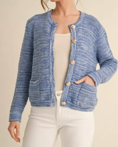 Jodifl Georgia Cardigan In Blue In Blue