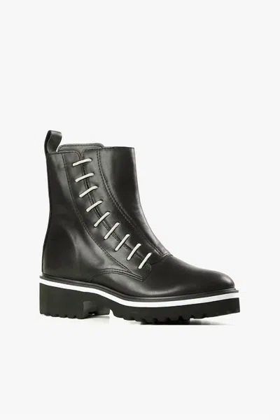 All Black Women's Side Cord Bootie In Black In Black