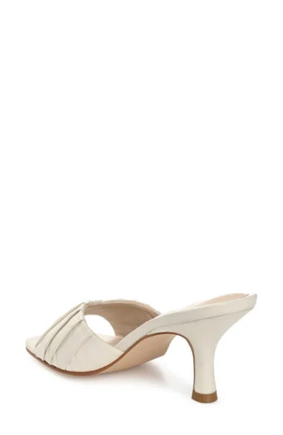 Journee Signature Women's Juliette Leather Open Toe Dress Sandals In Bone