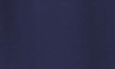 Standards & Practices Kenna Tie Front Chiffon Midi Dress In Deep Ocean