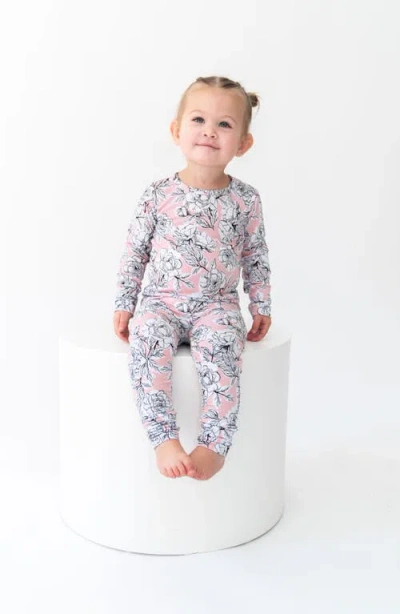 Laree + Co Allie 2-piece Long Sleeve Set In Floral