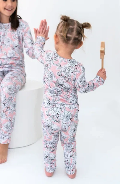 Laree + Co Allie 2-piece Long Sleeve Set In Floral