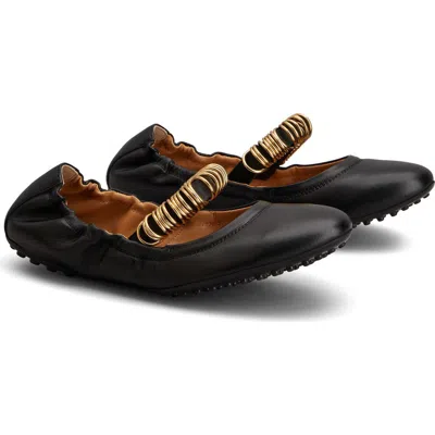 Tod's Leather Ballet Flats In Black