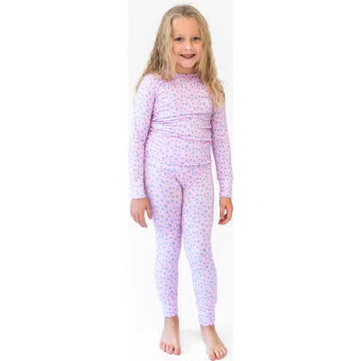 Laree + Co Lillian 2-piece Long Sleeve Set In Leopard