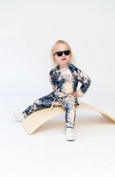 Laree + Co Tie-dye Jogger Set In Blue