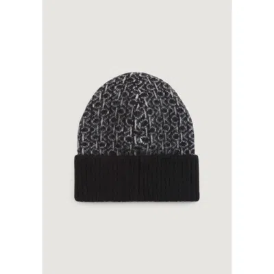 Calvin Klein Black Alpaca Hat In Black