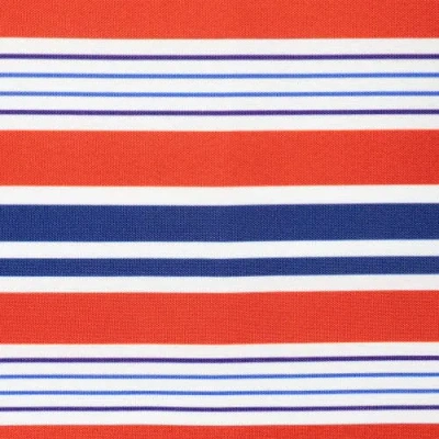 Northlight 71" Red, White And Blue Americana Striped Table Runner In Blue