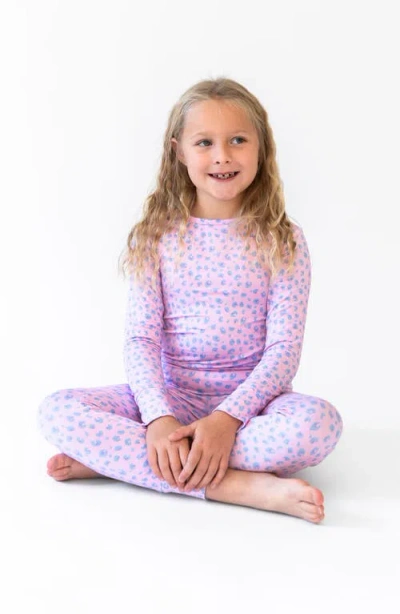 Laree + Co Lillian 2-piece Long Sleeve Set In Leopard