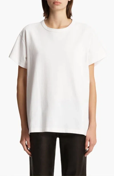 Khaite The Emmylou Cotton T-shirt In White