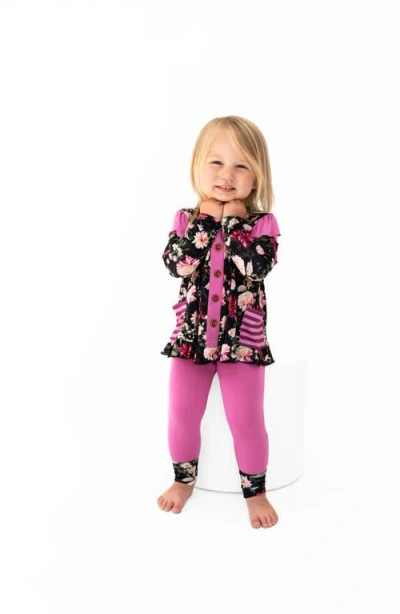 Laree + Co Fallon Peplum & Legging Set In Black