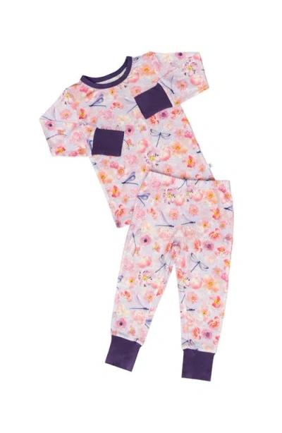 Laree + Co Elmerial 2-piece Long Sleeve Set In Purple