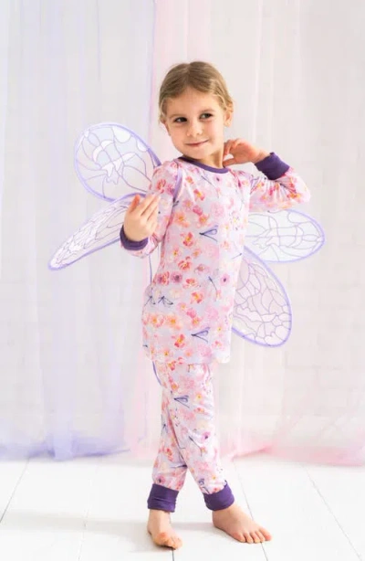 Laree + Co Elmerial 2-piece Long Sleeve Set In Purple