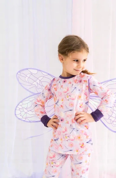 Laree + Co Elmerial 2-piece Long Sleeve Set In Purple