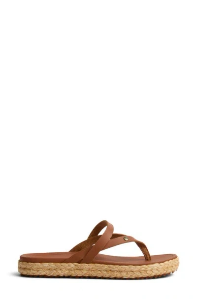Reef Vista Carmen Platform Flip Flop In Brown