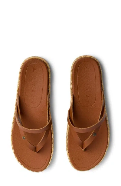 Reef Vista Carmen Platform Flip Flop In Brown