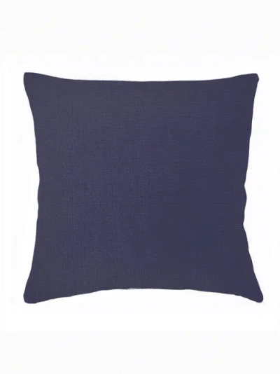 Anaya So Soft Linen Pillow With Down Insert In Luxe Blue