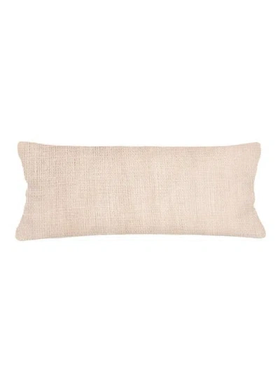 Anaya So Soft Linen Pillow With Down Insert In Sandy Beige