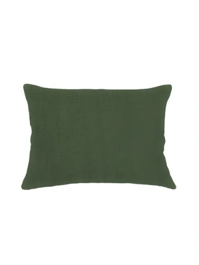 Anaya So Soft Linen Pillow With Down Insert In Spruce