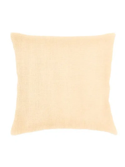 Anaya So Soft Linen Pillow With Down Insert In Yellow