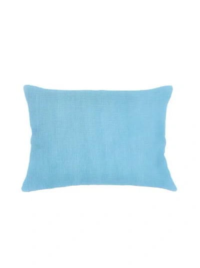 Anaya So Soft Linen Pillow With Down Insert In Surf