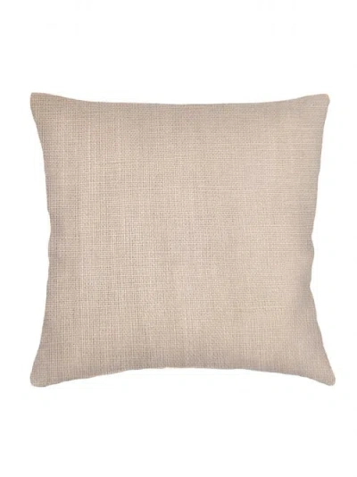 Anaya So Soft Linen Pillow With Down Insert In Warm Beige