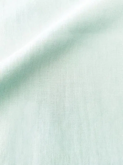 Anaya So Soft Linen Pillow With Down Insert In Bright Aqua