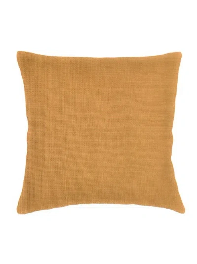 Anaya So Soft Linen Pillow With Down Insert In Tuscan Yellow
