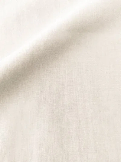 Anaya So Soft Linen Pillow With Down Insert In Ivory