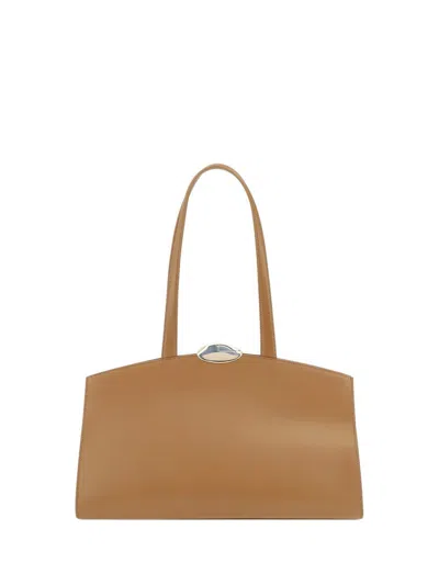 Benedetta Bruzziches Convenient And Versatile Serena Shoulder Bag In Brown