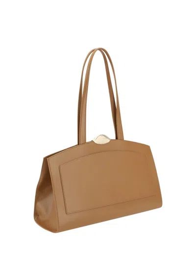 Benedetta Bruzziches Convenient And Versatile Serena Shoulder Bag In Brown