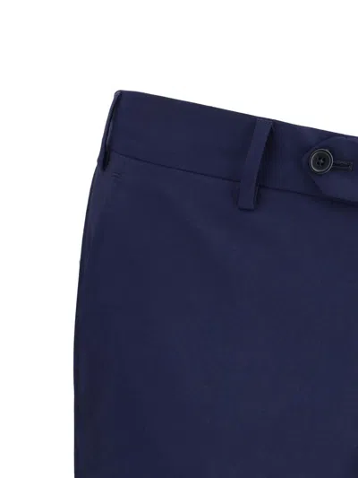 Gi Capri Virgin-wool Single-breasted Suit In Blue