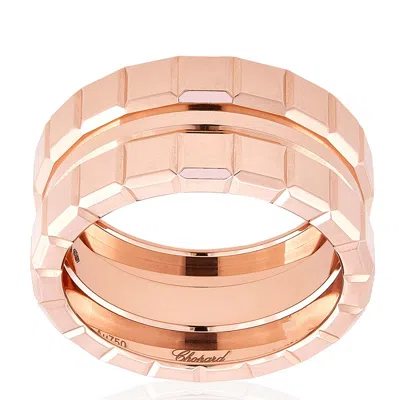 Chopard Ice Cube 18k Rose Gold Ring In Gold