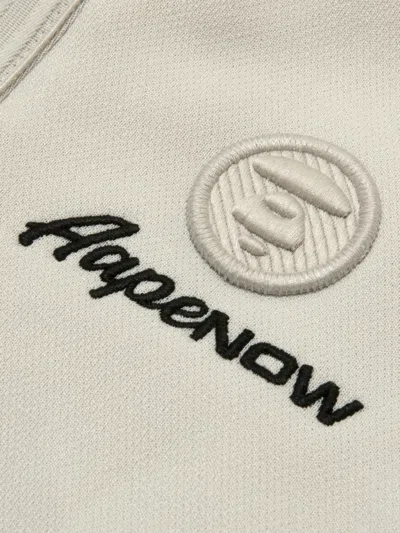 Aape By A Bathing Ape Logo-patch Cargo Shorts In White