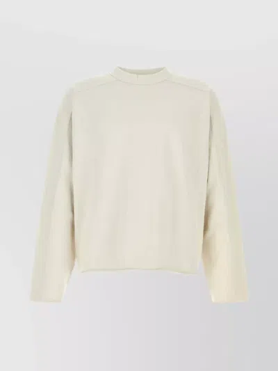 Entire Studios Chalk Cotton Oversize T-shirt In White