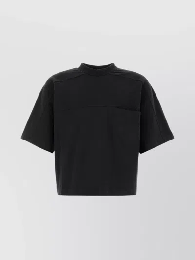 Entire Studios Boxy Silhouette Cotton T-shirt In Black  