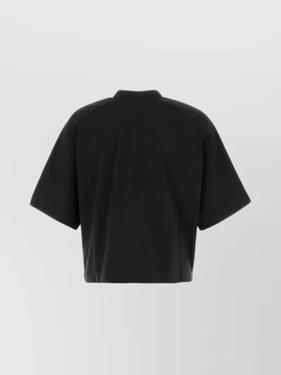 Entire Studios Boxy Silhouette Cotton T-shirt In Black  